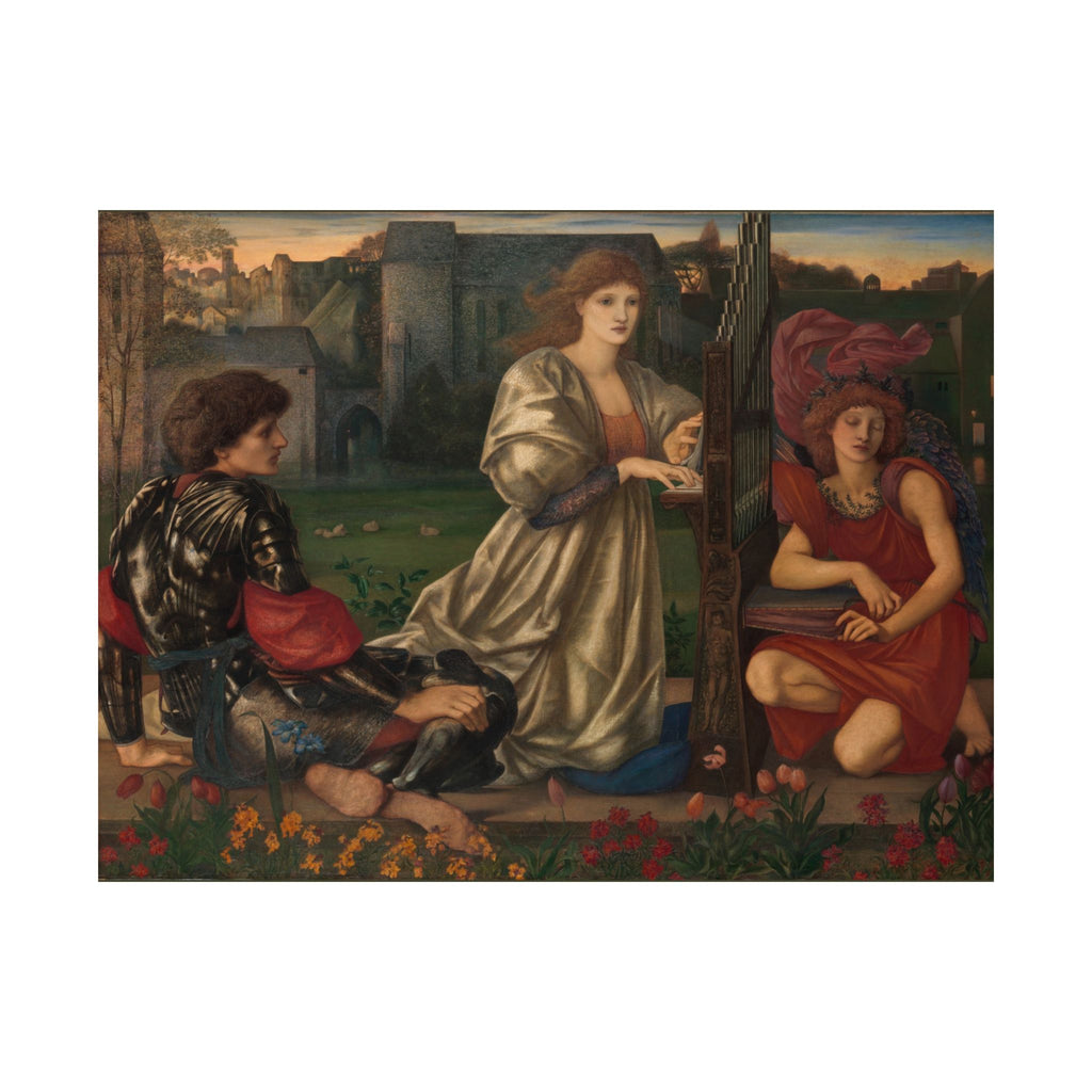 Edward Burne-Jones 'The Love Song' Poster