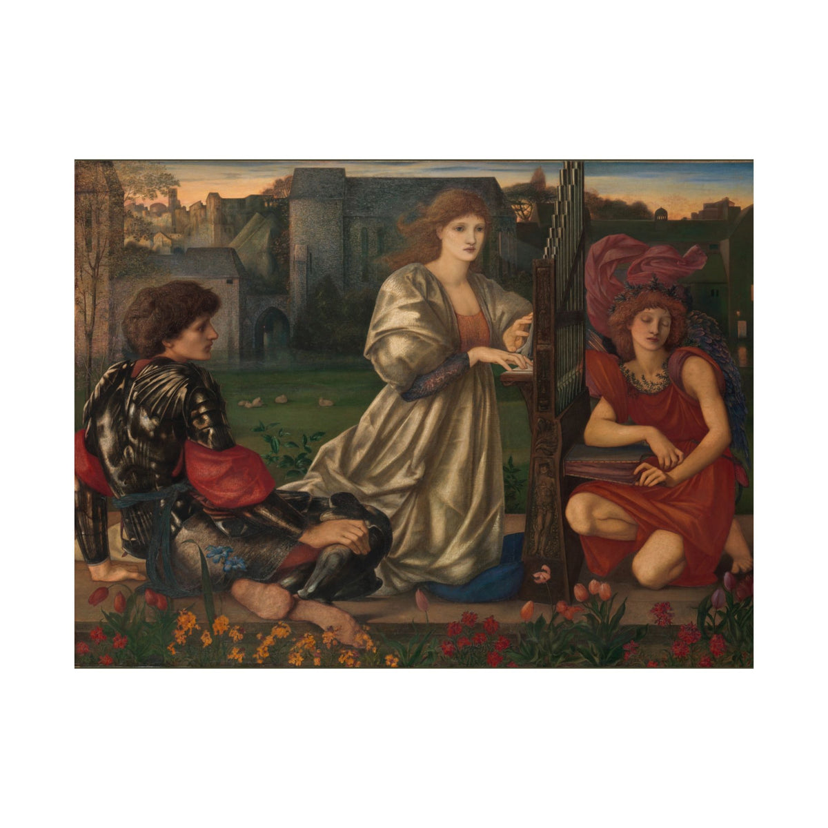 Edward Burne-Jones 'The Love Song' Poster