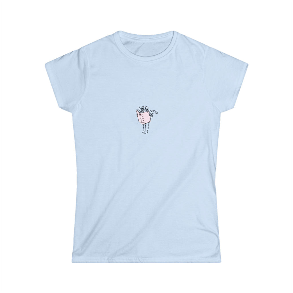 Cupid Tee in Light Blue