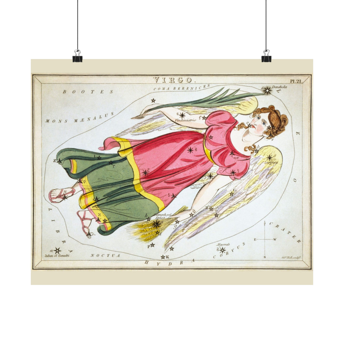 Sidney Hall 'Virgo' Poster