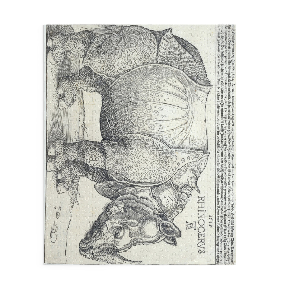 Albrecht Dürer 'The Rhinoceros' Jigsaw Puzzle
