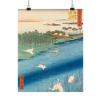 Hiroshige 'Sakasai Ferry' Poster