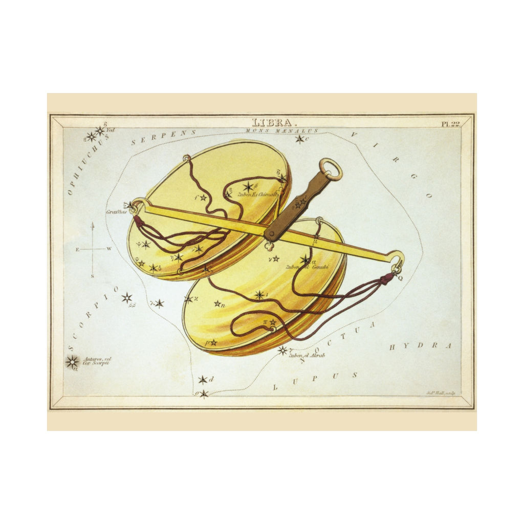 Sidney Hall 'Libra' Poster