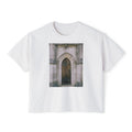 The Door Boxy Tee in White