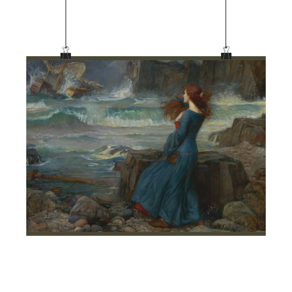 John William Waterhouse 'Miranda – The Tempest' (1916) Poster