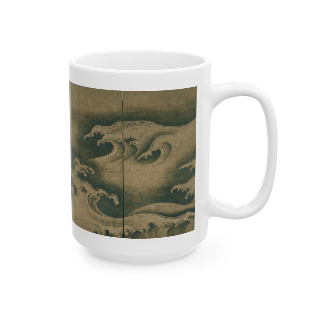 Ogata Kōrin 'Rough Waves' Mug