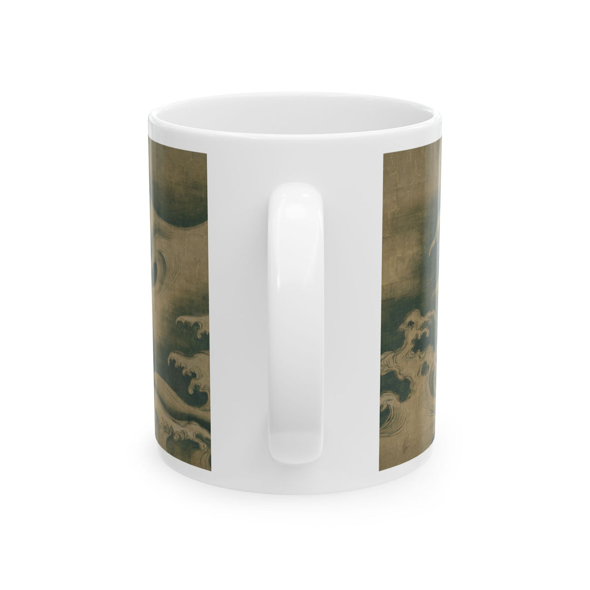 Ogata Kōrin 'Rough Waves' Mug