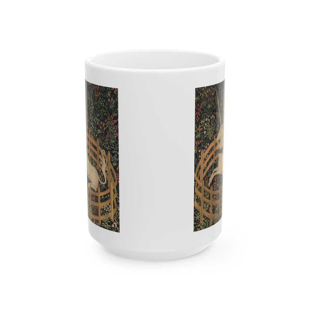 The Unicorn Rests in a Garden Mug