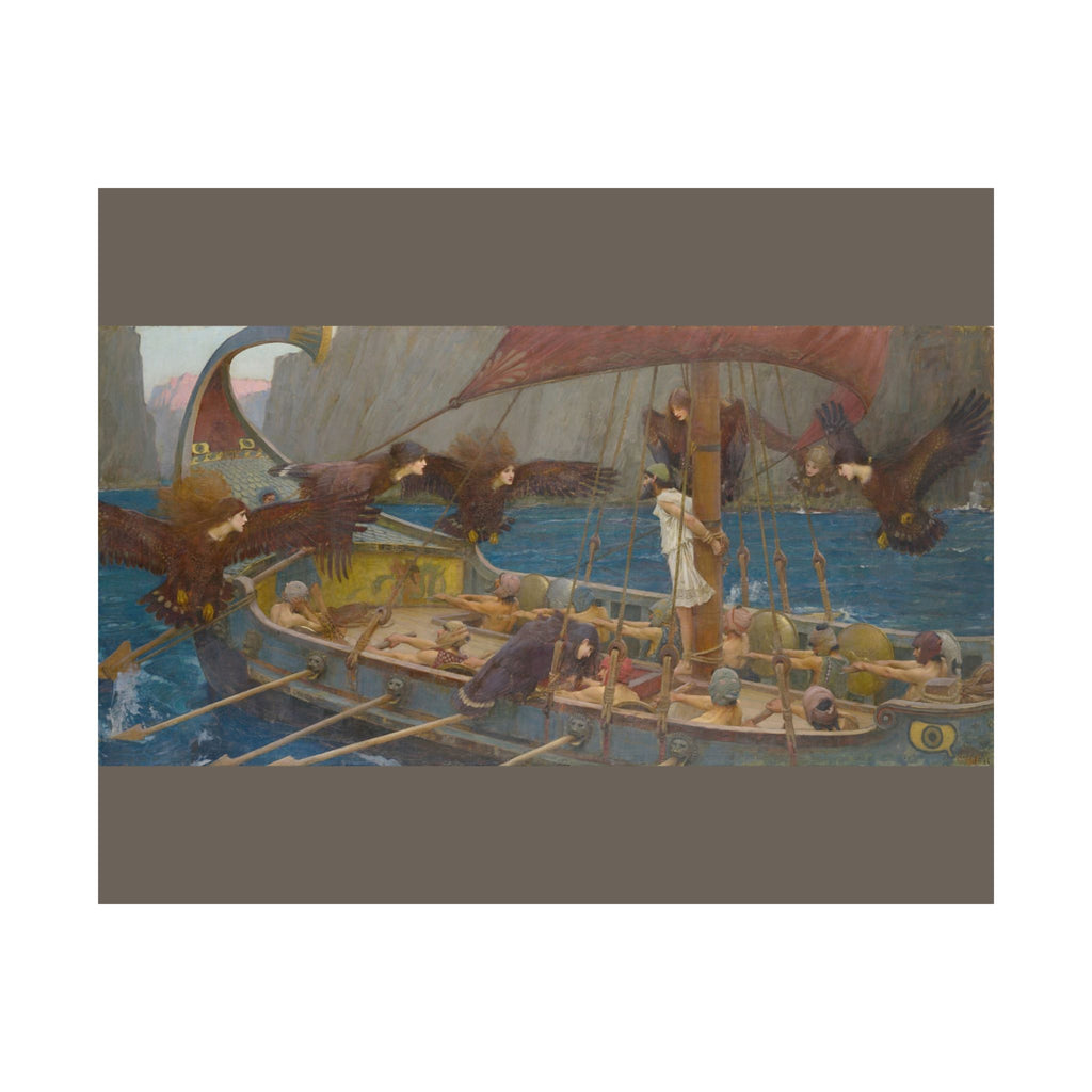 John William Waterhouse 'Ulysses and the Sirens' Poster