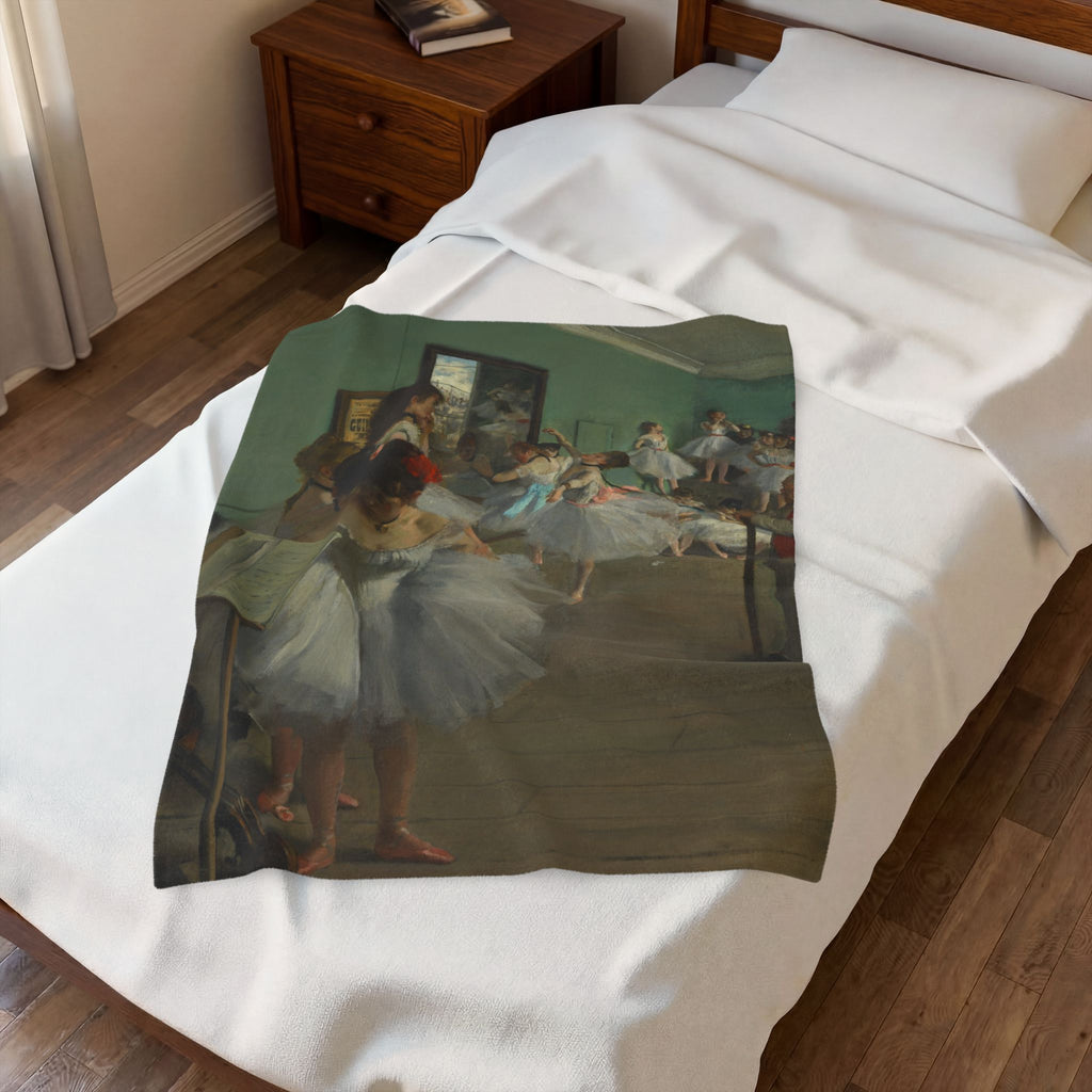 The Dance Class Velveteen Plush Blanket