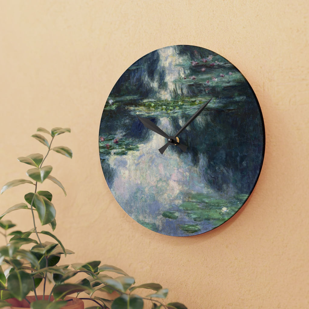 Claude Monet 'Water Lilies' Wall Clock