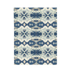 Great Wave Mirror Pattern Velveteen Plush Blanket