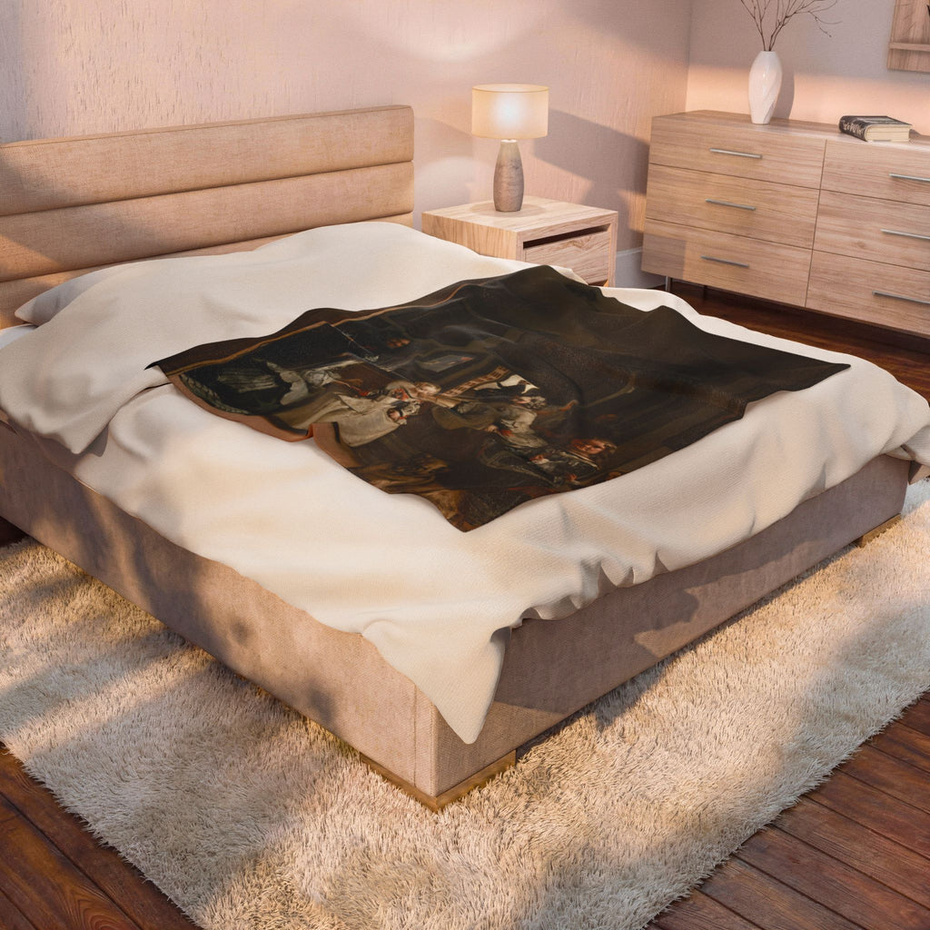 Las Meninas Velveteen Plush Blanket
