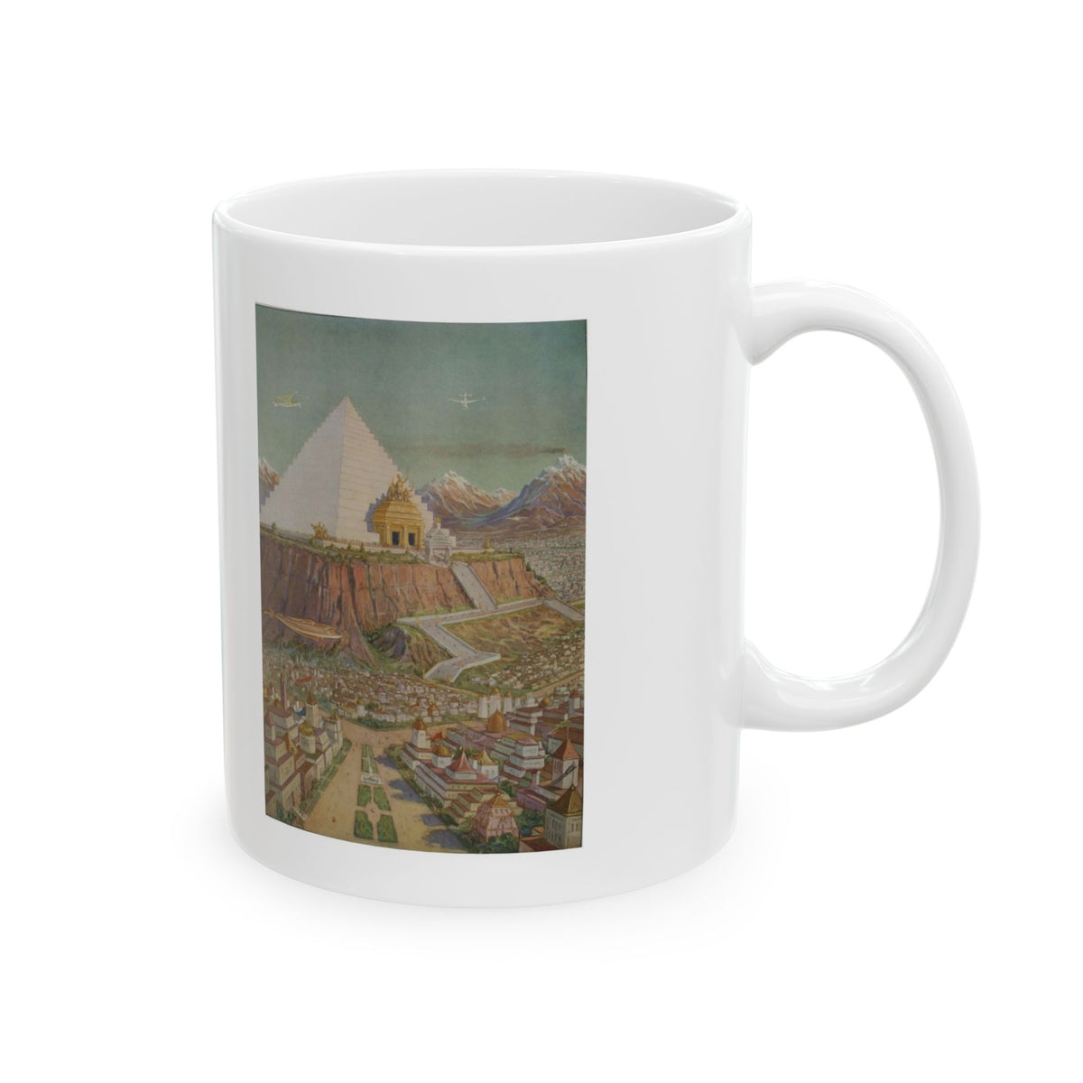 The Atlantean Temple Mug