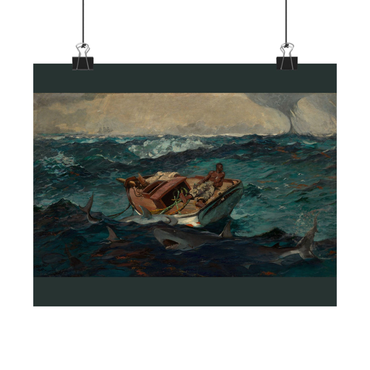 Winslow Homer 'The Gulf Stream' Poster