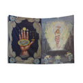 Hand of the Mysteries and Mithra as Kronos Wall Tapestry: Mystery Diptych
