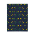 Heraldic Merlion Pattern Velveteen Plush Blanket