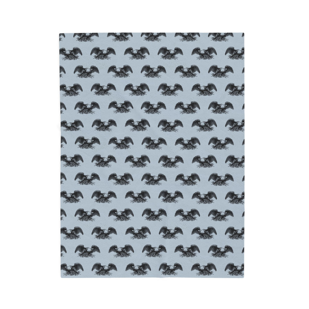 War Eagle Pattern Velveteen Plush Blanket