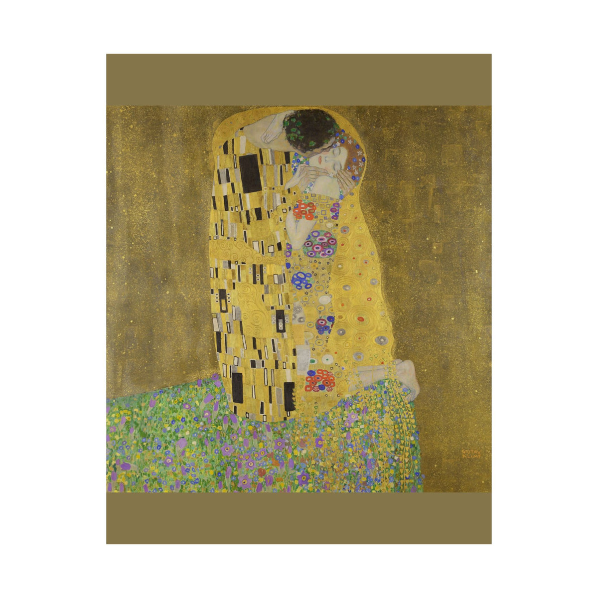 Gustav Klimt 'The Kiss' Poster