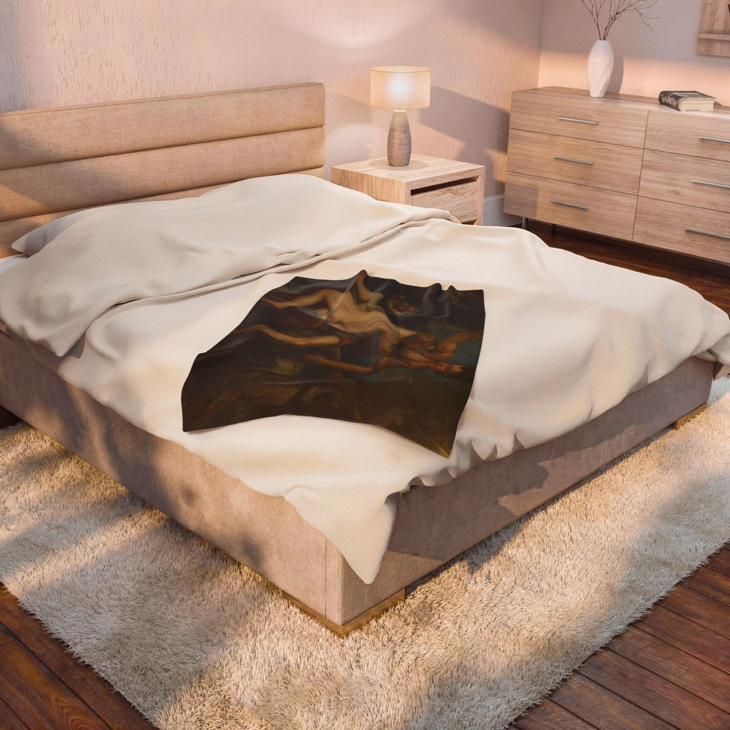 Venus and Adonis Velveteen Plush Blanket