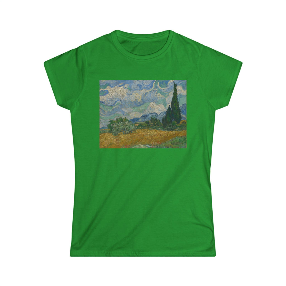 Wheat Field with Cypresses Tee