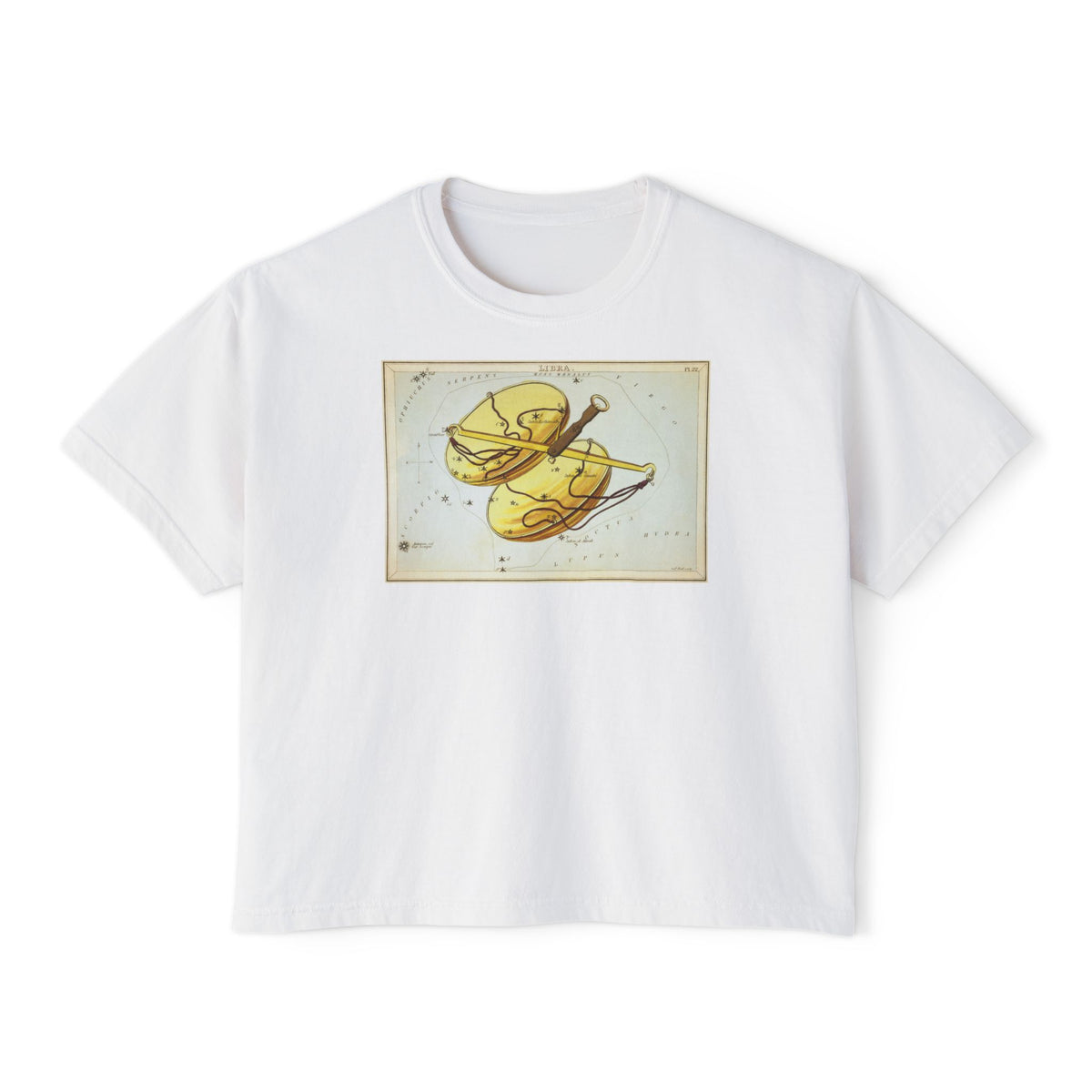 Libra Zodiac Boxy Tee