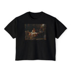 Lady of Shalott Boxy Tee in Black