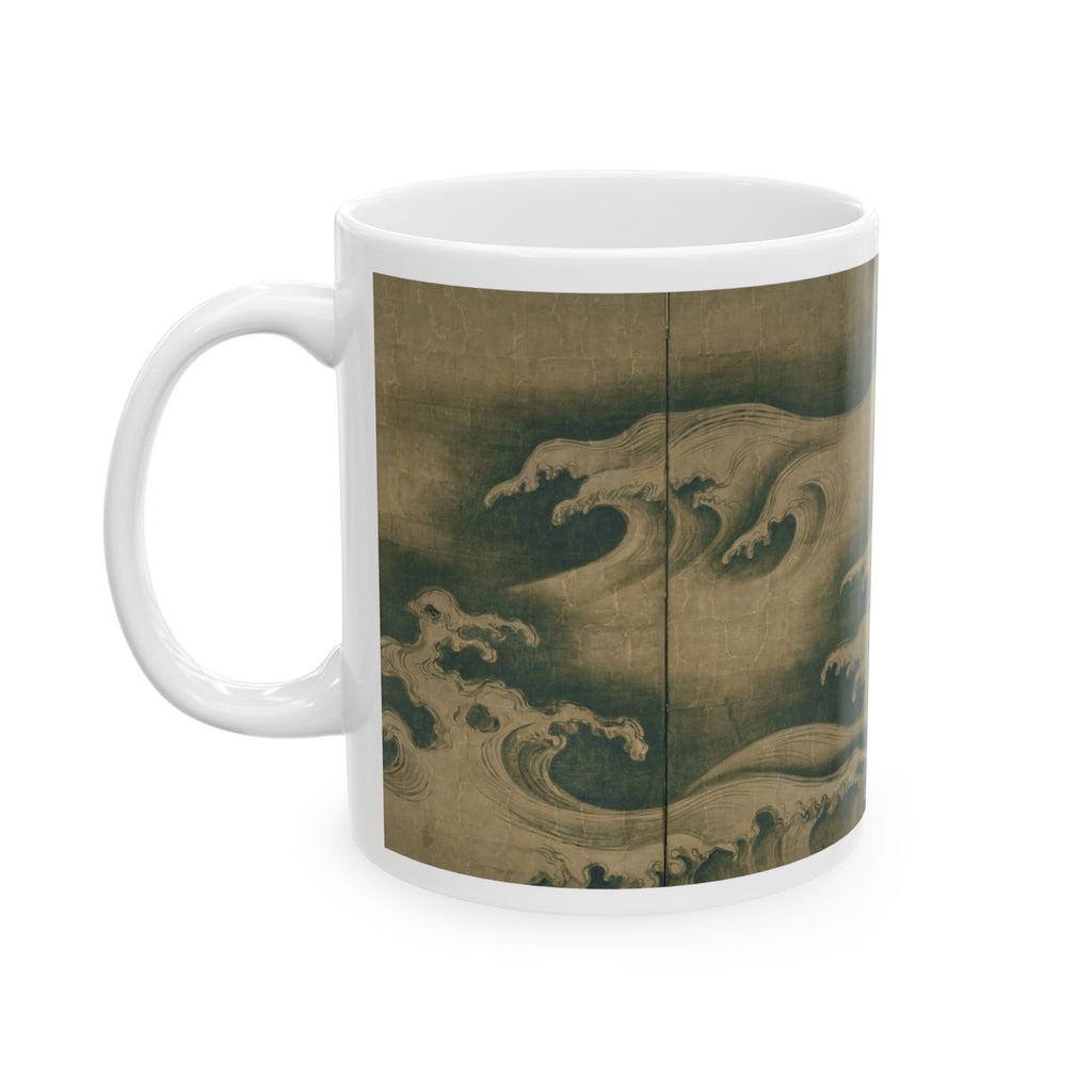 Ogata Kōrin 'Rough Waves' Mug