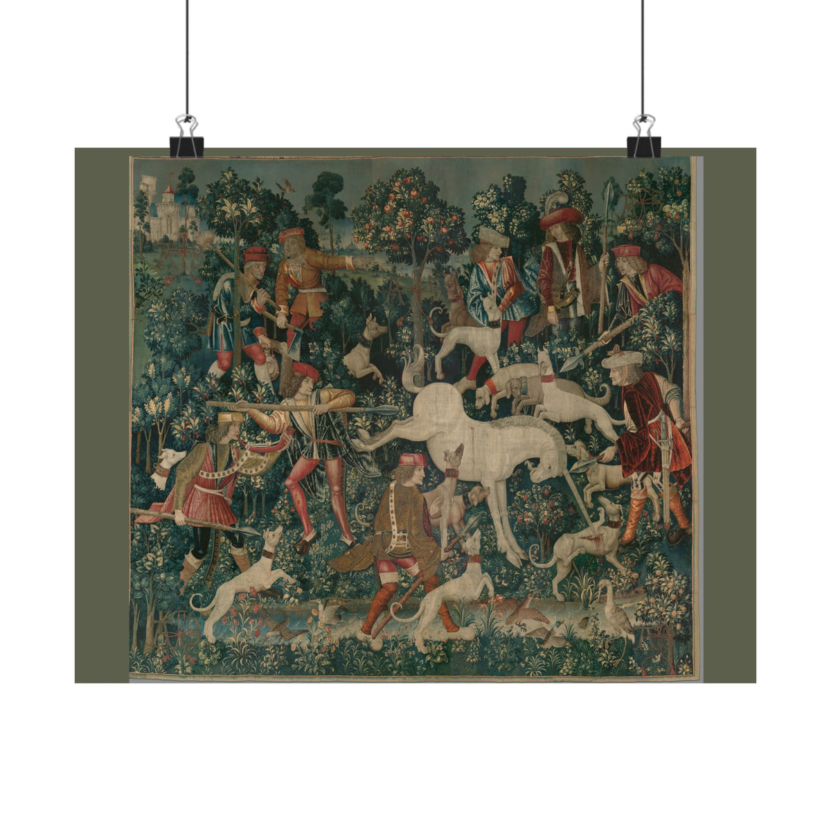 The Unicorn Defends Himself Poster