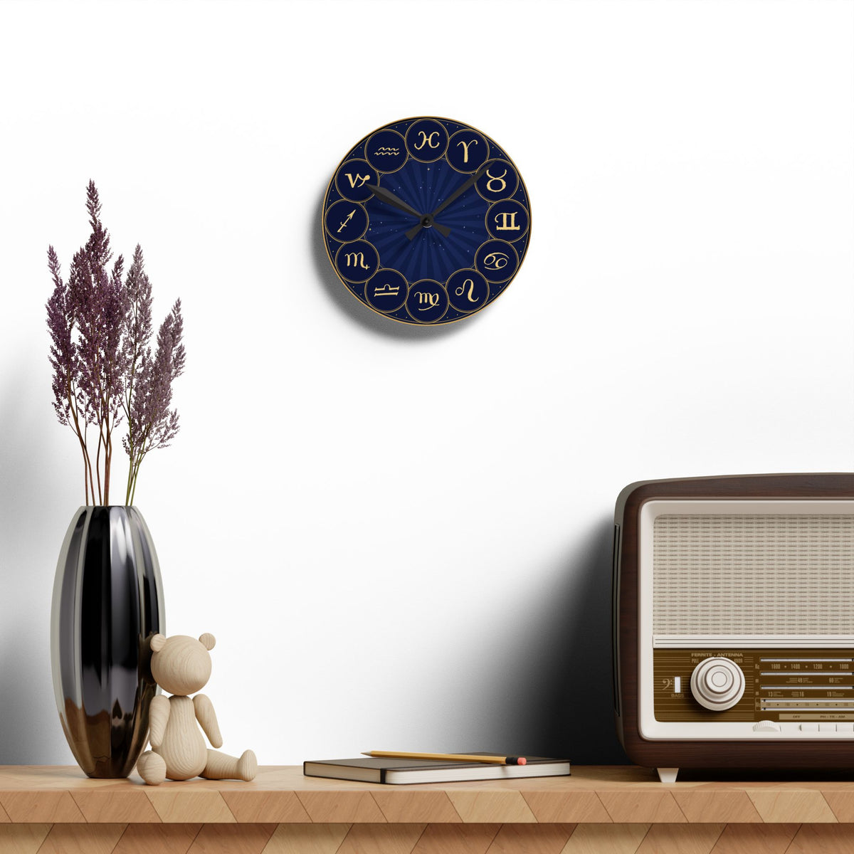 Celestial Zodiac Wall Clock