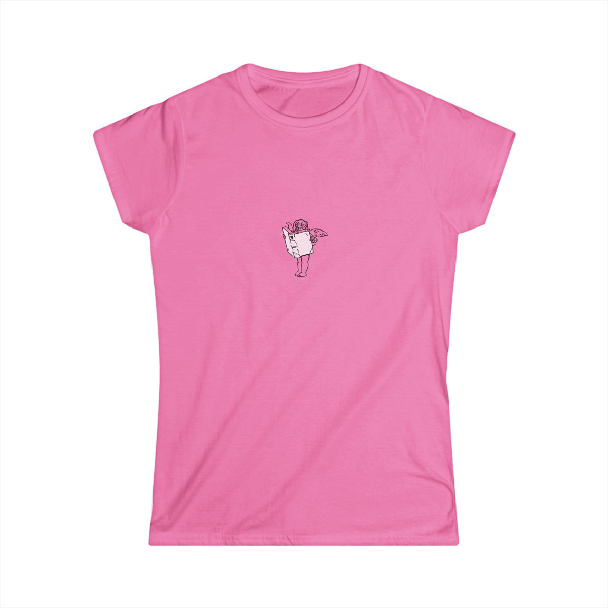 Cupid Tee in Azalea