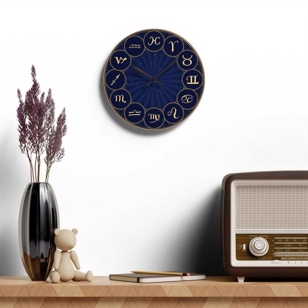 Celestial Zodiac Wall Clock