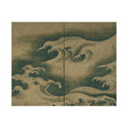 Ogata Kōrin 'Rough Waves' Poster