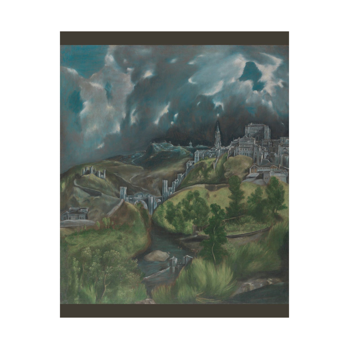 El Greco 'View of Toledo' Poster