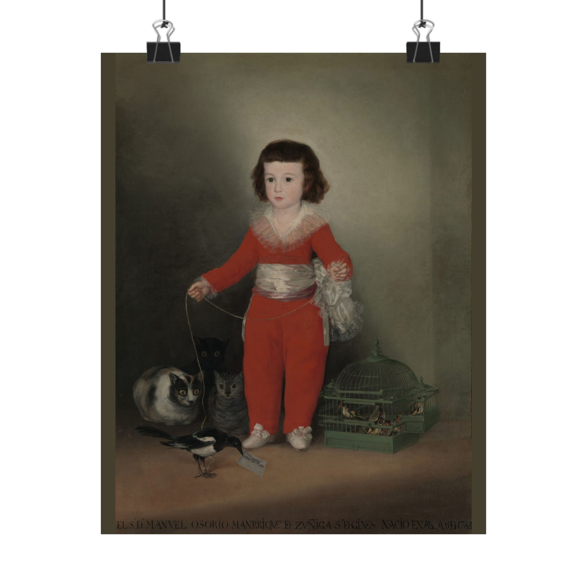 Francisco Goya 'The Red Boy' Poster