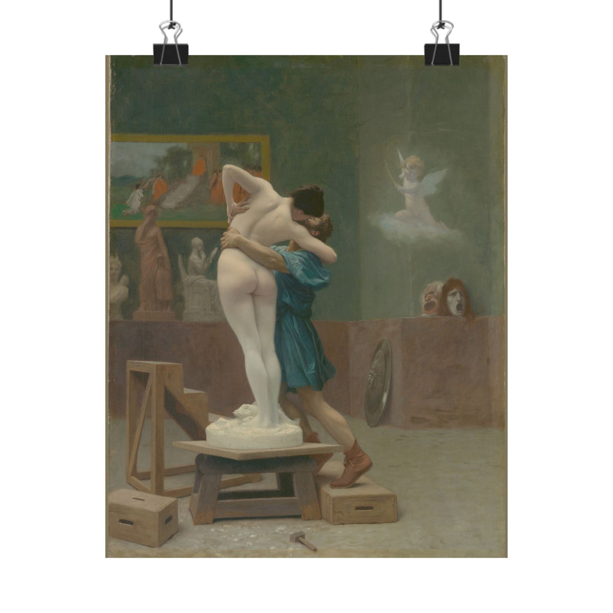 Jean-Léon Gérôme 'Pygmalion and Galatea' Poster