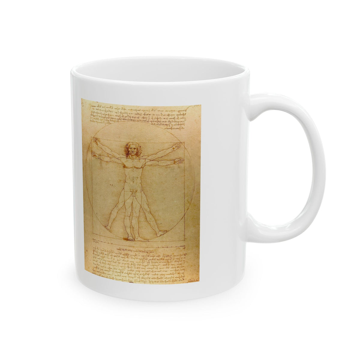 Vitruvian Man Mug