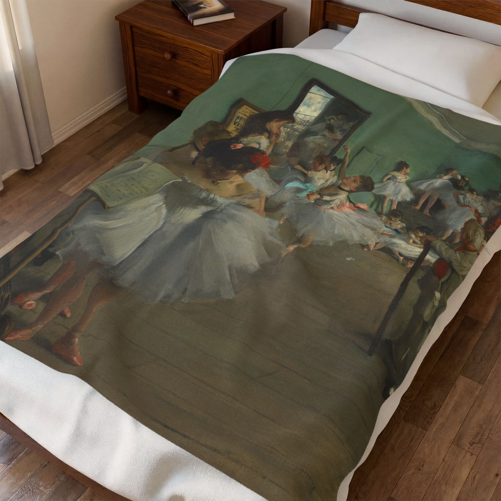 The Dance Class Velveteen Plush Blanket