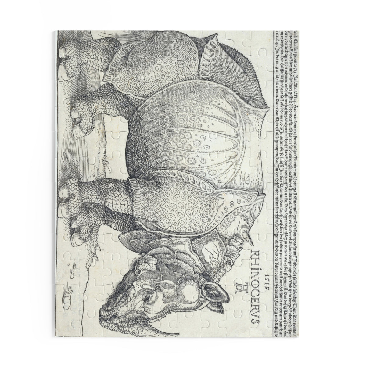 Albrecht Dürer 'The Rhinoceros' Jigsaw Puzzle