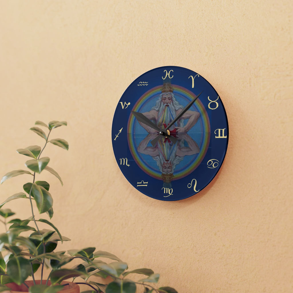 J. Augustus Knapp 'Microcosm and Macrocosm' Zodiac Wall Clock