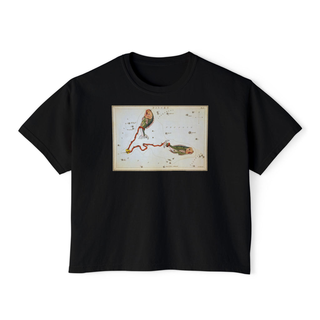 Pisces Zodiac Boxy Tee