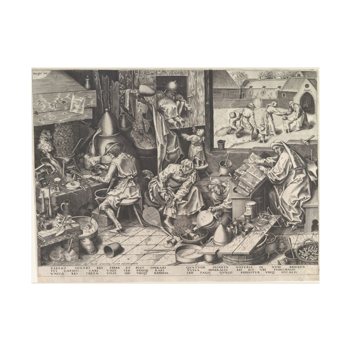 Pieter Bruegel the Elder 'The Alchemist' Poster