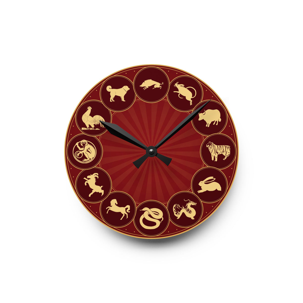 Chinese Zodiac Wall Clock