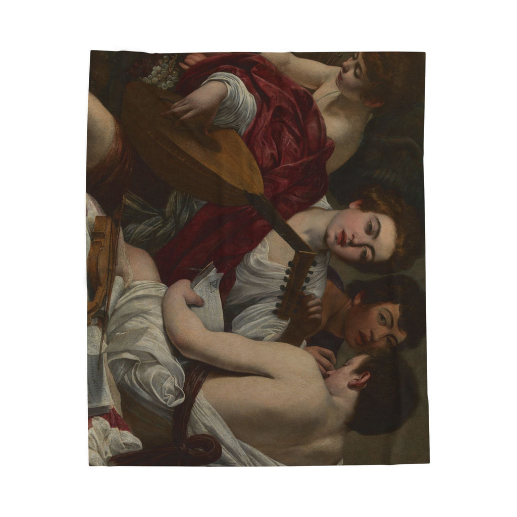The Musicians Velveteen Plush Blanket