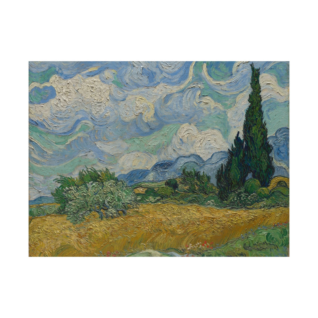 Vincent van Gogh 'Wheat Field with Cypresses' Poster