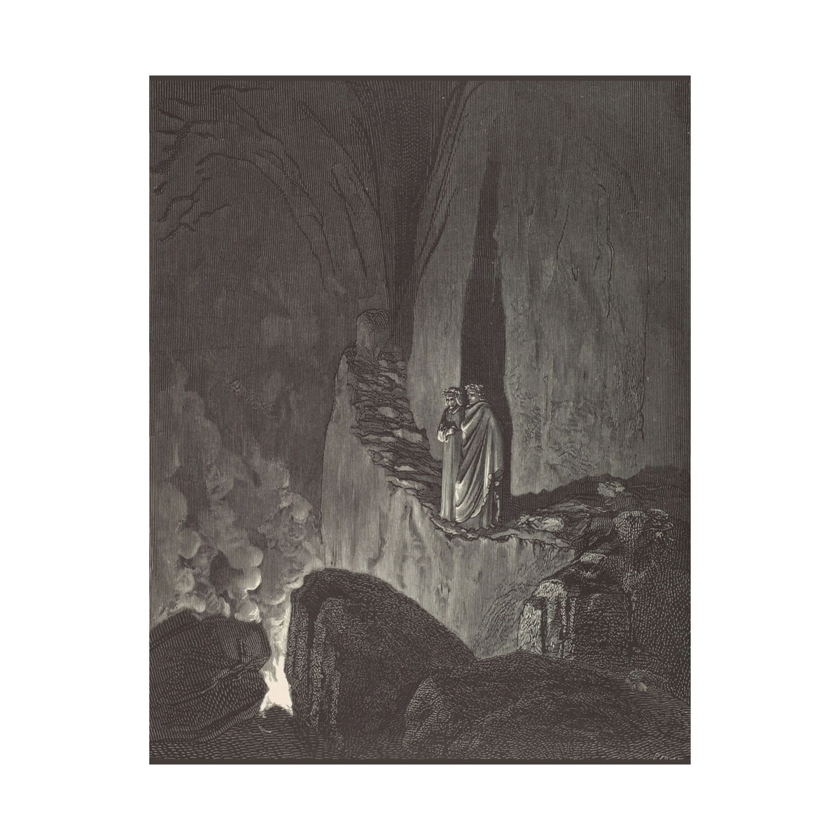 Gustave Doré 'The Vision of Hell' Poster