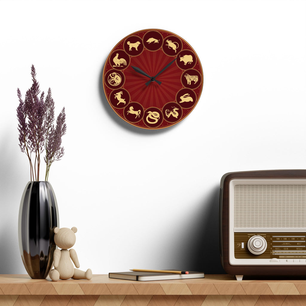 Chinese Zodiac Wall Clock