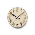 Birth Flower Botanical Wall Clock