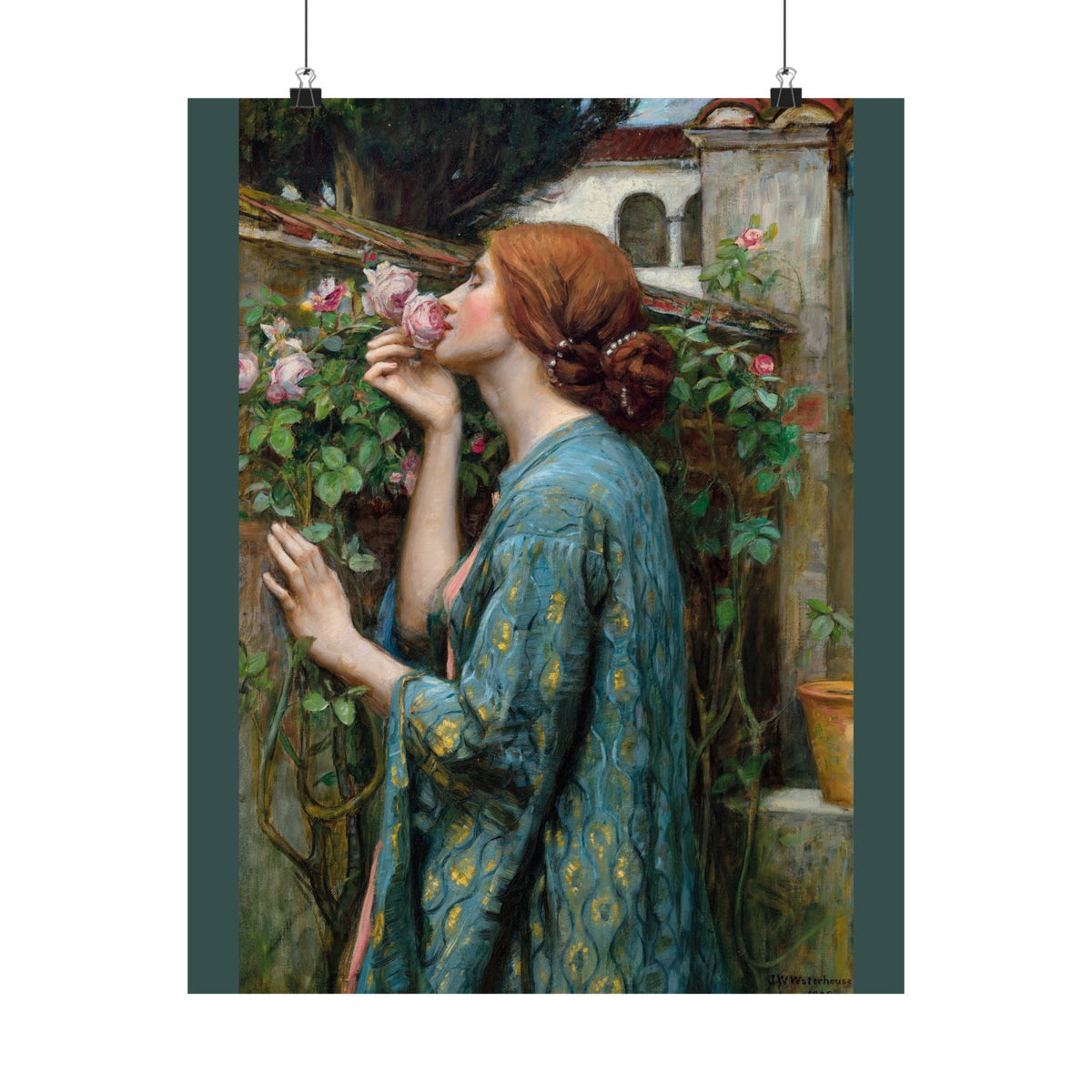 John William Waterhouse 'The Soul of the Rose' Poster