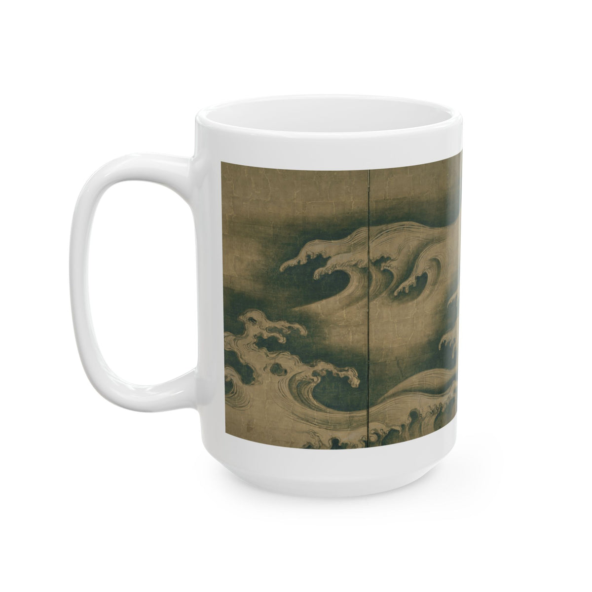 Ogata Kōrin 'Rough Waves' Mug